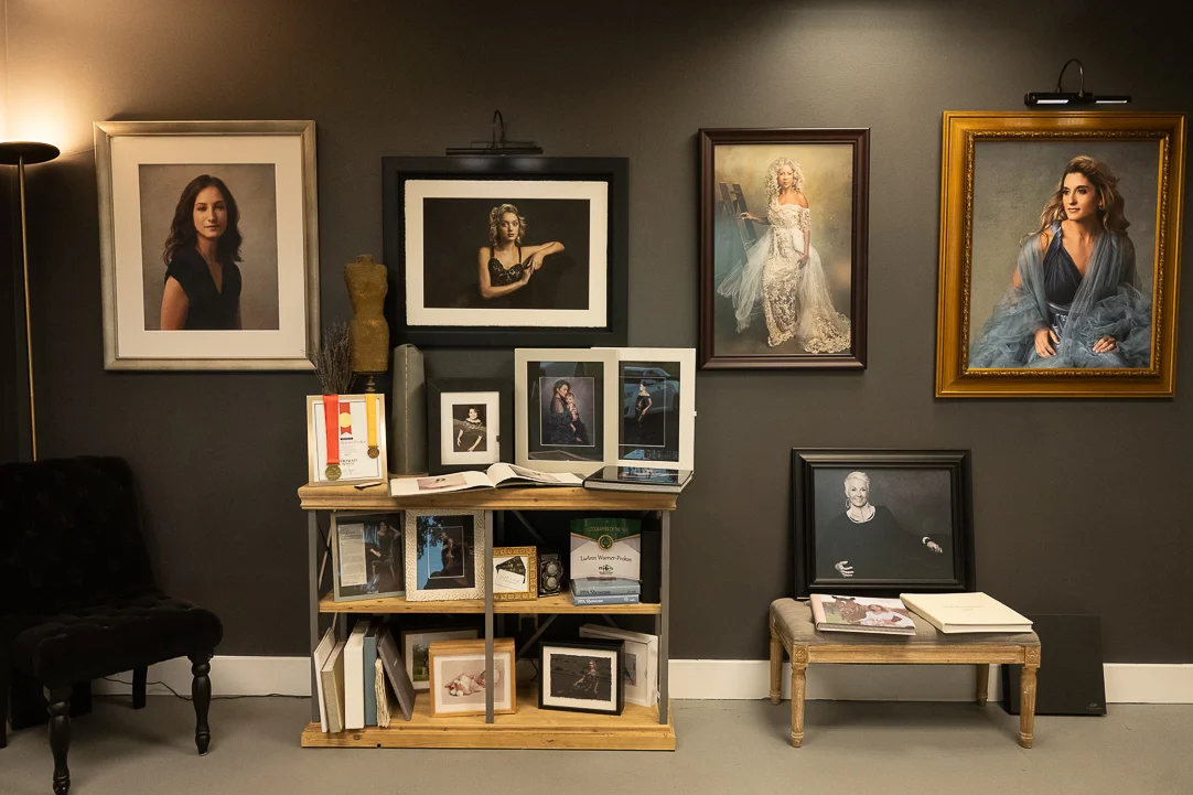 A picture inside the Warner-Prokos Photography reception area